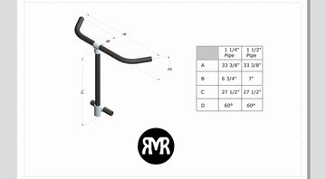 RMR Angler Thigh Brace/Lean Bar